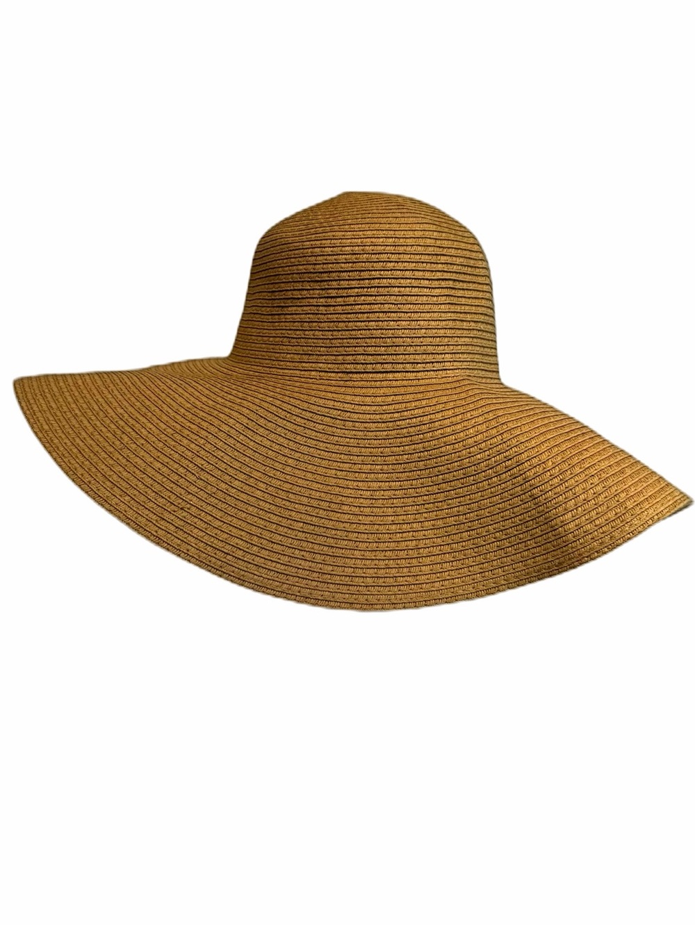 Oversized Wide-Brim Paper-Straw Floppy Sun Hat for Women EUC - Picture 5 of 8